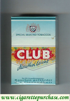 Club Menthol Leicht cigarettes